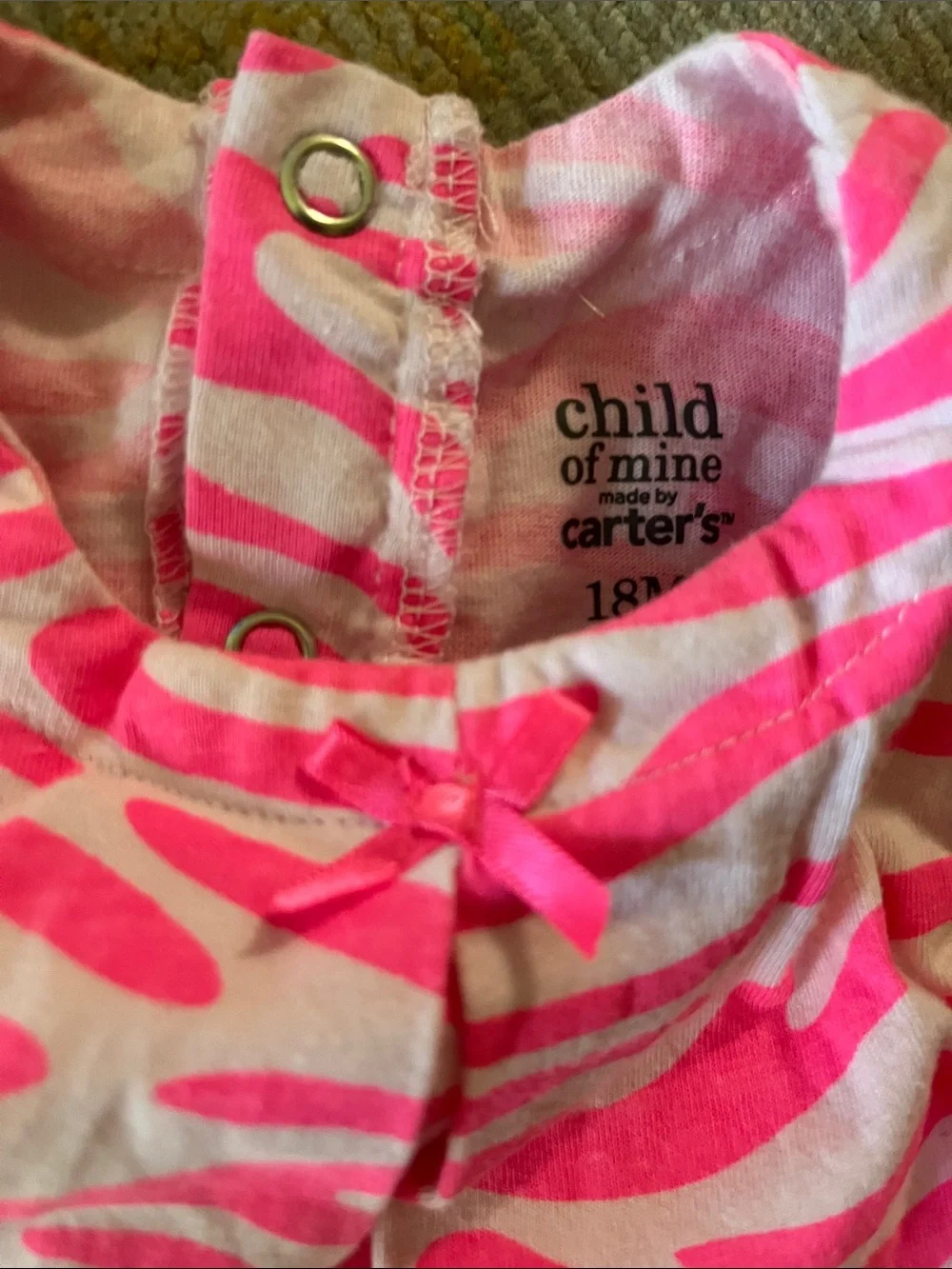Carter’s Zebra Baby Dress